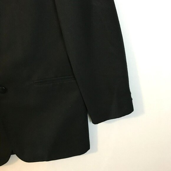 Unknown Brand Youth 3-Button Blazer Fully Lined Sz 20 Regular in Black - Picture 3 of 15